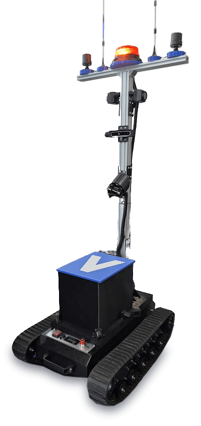 PT-Rover: tracked rover with a sensor mast